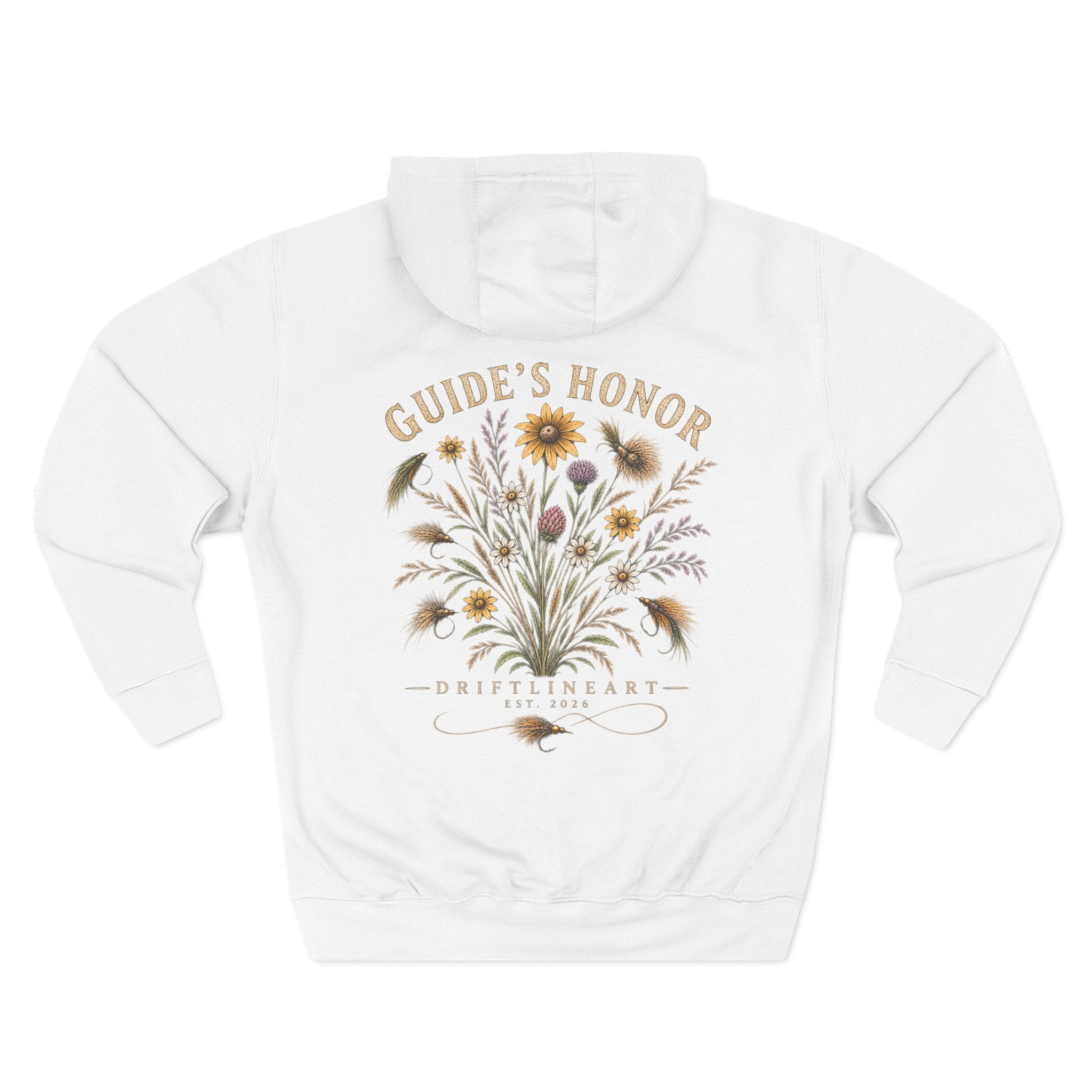 Hoodie — "Guide's Honor" Wildflower Fleece Hoodie