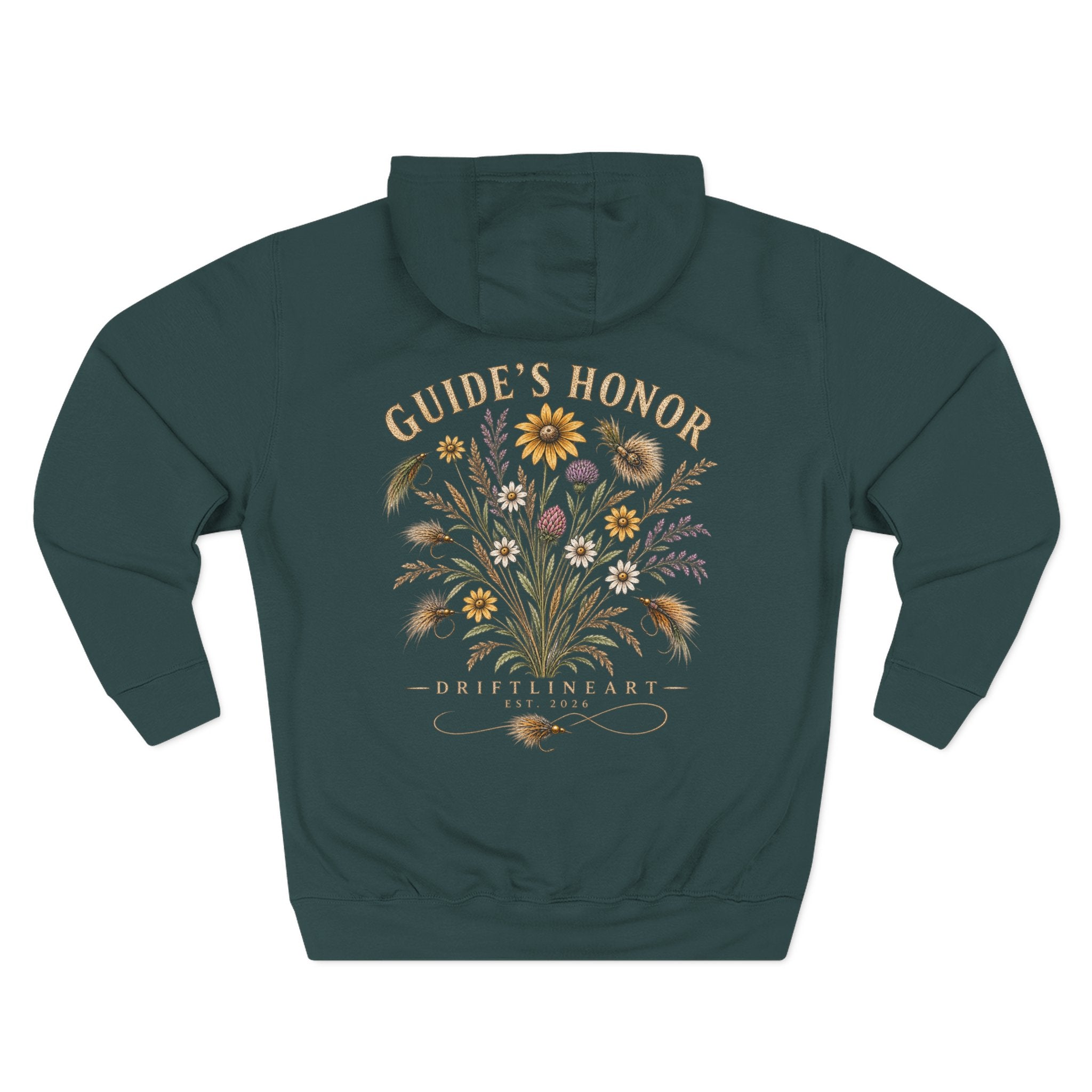 Hoodie — "Guide's Honor" Wildflower Fleece Hoodie