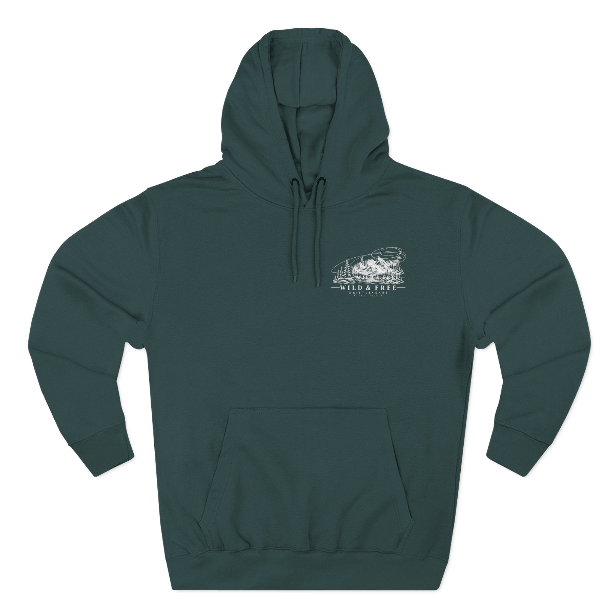 Hoodie — "Guide's Honor" Wildflower Fleece Hoodie