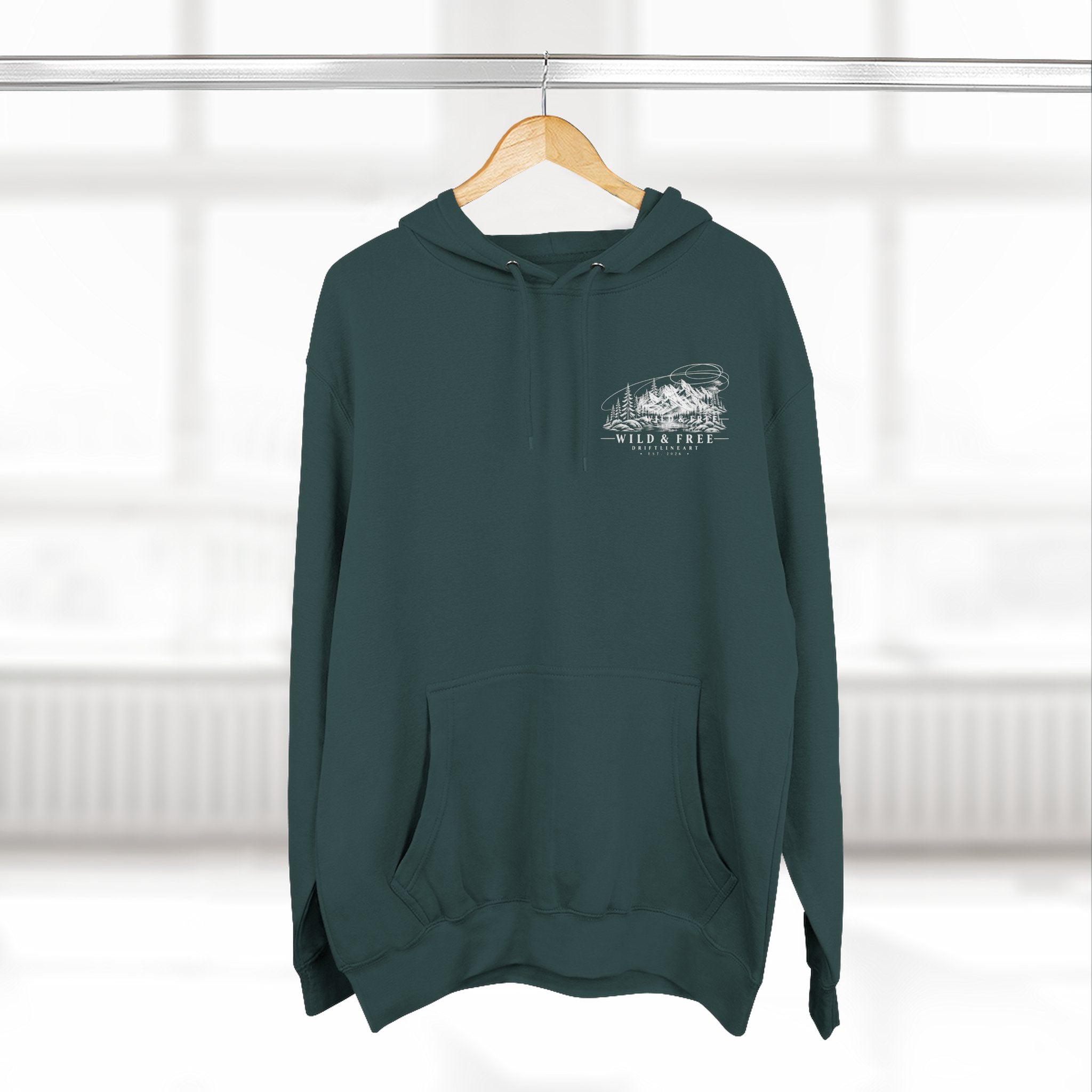 Hoodie — "Guide's Honor" Wildflower Fleece Hoodie